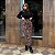 Saia reta em tule animal print Betania - Imagem 2