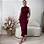 Vestido midi drapeado Luciana - Imagem 2