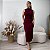 Vestido midi drapeado Luciana - Imagem 4