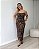 Vestido midi em tule animal print Betania - Imagem 4