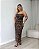 Vestido midi em tule animal print Betania - Imagem 1