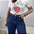 Calça wide leg jeans com cinto Ane - Imagem 7