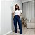 Calça wide leg jeans com cinto Ane - Imagem 2