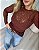 Blusa Em Renda Assimétrica Charlotte - Imagem 1