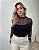 Blusa Em Tule Com Listras Lurex Ivy - Imagem 4