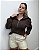 Blusa Em Tricô Gola Polo Com Zíper Angelica - Imagem 1