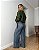 Calça Wide Leg Jeans Bordada Fabiana - Imagem 2