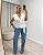Blusa Peplum Com Amarração Frontal Roberta - Imagem 7