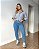 Calça Mom Jeans Lavagem Média Denim Zero DZ21184 - Imagem 4