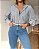 Calça Mom Jeans Lavagem Média Denim Zero DZ21184 - Imagem 2