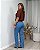 Calça Reta Jeans Lavagem Média Denim Zero DZ21453 - Imagem 5