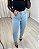 Calça Slouchy Jeans Lavagem Clara Com Brilho Denim Zero DZ21187 - Imagem 9