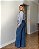 Calça Wide Leg Jeans Lavagem Média Basic Natália - Imagem 6