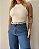 Calça Wide Leg Jeans Lavagem Média Basic Natália - Imagem 3