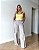 Calça Wide Leg Cargo Em Sarja Donatella - Imagem 5