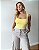 Calça Wide Leg Cargo Em Sarja Donatella - Imagem 3