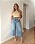 Calça Pantacourt Jeans Mia - Imagem 1