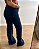 Calça Wide Leg Jeans Lavagem Escura Com Costura Frontal Louise - Imagem 7