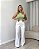 Calça Pantalona Com Detalhes No Cós Angelina - Imagem 1