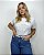 T-Shirt Tradicional Estampa com Bordado “Choose To Bloom” - Imagem 3