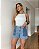 Shorts Jeans Com Mix De Lavagens Jana - Imagem 1