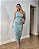 Vestido Midi Manga Única Com Drapeados Anelise - Imagem 1