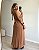Vestido Longo Frente Única Com Aviamento Safira - Imagem 3