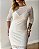 Vestido Midi Em Renda Com Mangas Cintia - Imagem 2