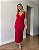 Vestido Midi Com Torção Frontal Lavínia - Imagem 1