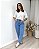 Calça Slouchy Jeans Lavagem Média Denim Zero DZ21166 - Imagem 1