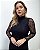 Vestido Longo Em Renda E Transparência Emily - Imagem 2