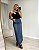 Saia Midi Jeans Abertura Frontal Lary - Imagem 1