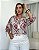 Blusa Estampada Com Amarrações Fiorella - Imagem 1