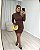 Vestido Manga Longa Canelado Curto Sommer - Imagem 4