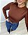Body Em Poliamida Mangas Longas Basic Day - Imagem 1