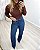 Calça Wide Leg Jeans Lavagem Escura Denim Zero DZ21492 - Imagem 3