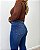 Calça Wide Leg Jeans Lavagem Escura Denim Zero DZ21492 - Imagem 7