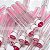 10 Tubete Para Escovinha de Cílios Escovinha de Cílios Enfeitada  Rosa/Escovinhas com Glitter Extensão de Cílios e Sobrancelha rosa bebê - Imagem 1