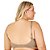 Sutiã Basic Plus Size Comfort Duplo Alças Largas Reguláveis sem Costura - Imagem 2