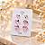 Trio Coração Rosa - Prata 925 - 6mm - 5mm - 4mm - MB640-930 - Imagem 1