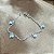 Pulseira Infantil com Corações Liso Prata 925 - 14cm - MP347-1225 - Imagem 2