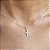 Gargantilha Crucifixo C/ Fé - Prata 925 - MC55-1933 - Imagem 2