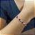 Pulseira Com 4 Corações Vermelhos - Prata 925 - 18 cm - MP78-2142 - Imagem 2