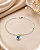 Pulseira Com Coração Color - Prata 925 - MP146-1632 - Imagem 3