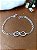Pulseira Infinito Com Coração - Prata 925 - MP155-3246 - Imagem 1