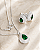 Conjunto Gota Cravejada - Prata 925 - MCJ35-62124 - Imagem 3