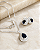 Conjunto Gota Cravejada - Prata 925 - MCJ35-62124 - Imagem 2