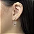 Argolas Cravejadas de Zircônias com Tarraxas Prata 925 - 25mm - MB455-2972 - Imagem 1