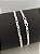 Pulseira Tampinha ( Gucci ) Flat - F80 - 3mm - 3.6g - 21cm - Prata 925 - Imagem 1