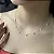 Choker Flor com Pedras Prata 925 - 40+5cm - MC328-3177 - Imagem 1